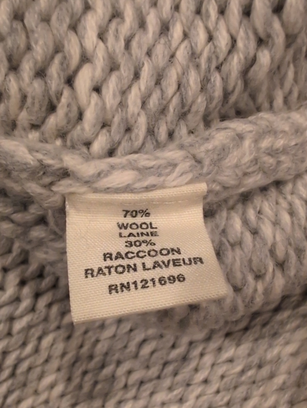 Demylee Wool Racoon Wide Sleeve Sweater - Picture 6 of 7